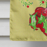 Christmas Tree Fleur de lis Flag Canvas House Size