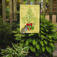 Christmas Tree Fleur de lis Flag Garden Size