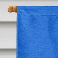 Christmas Snowman Fleur de lis Flag Canvas House Size