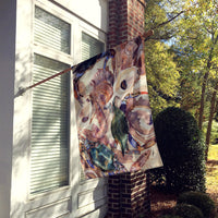 Crab  Flag Canvas House Size