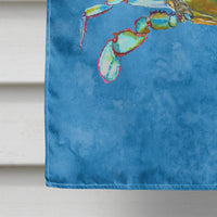 Crab  Flag Canvas House Size