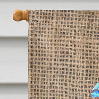 Crab  Flag Canvas House Size