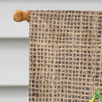 Christmas Tree Fleur de lis Flag Canvas House Size