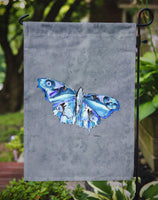 Butterfly on Gray Flag Garden Size