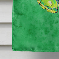 Butterfly Green on Green Flag Canvas House Size