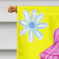 Spring Cutie Schnauzer Flag Canvas House Size AMB1331CHF