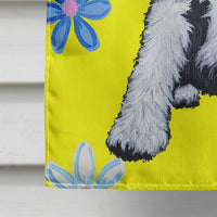 Spring Cutie Schnauzer Flag Canvas House Size AMB1331CHF