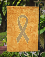 Peach Ribbon for Uterine Cancer Awareness Flag Garden Size AN1219GF