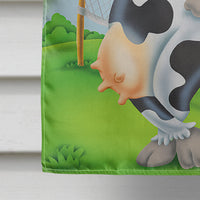Cow playing Tennis Flag Canvas House Size APH0533CHF
