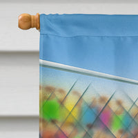 Cow playing Baseball Flag Canvas House Size APH0534CHF