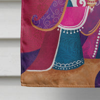Christmas Wise Men in Purple Flag Canvas House Size APH7081CHF