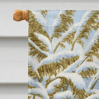 Blue Heron in the water Flag Canvas House Size ASA2058CHF