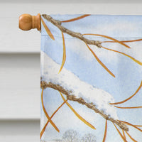 Coal Tits Flag Canvas House Size ASA2065CHF