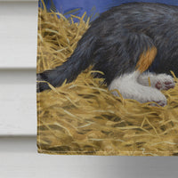 Border Collie Pups Flag Canvas House Size ASA2079CHF