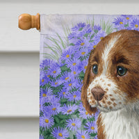Welsh Springer Spaniel Pups Flag Canvas House Size ASA2116CHF