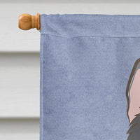 Alaskan Malamute Welcome Flag Canvas House Size BB1404CHF