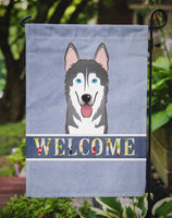 Alaskan Malamute Welcome Flag Garden Size BB1404GF