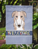 Borzoi Welcome Flag Garden Size BB1414GF
