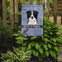 Border Collie Welcome Flag Garden Size BB1427GF