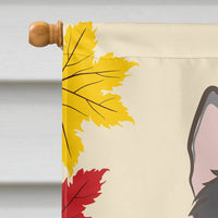 Alaskan Malamute Thanksgiving Flag Canvas House Size BB2024CHF