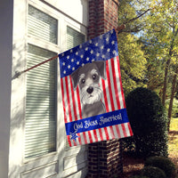 Schnauzer Flag Canvas House Size BB2136CHF