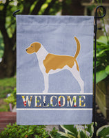 American Foxhound Welcome Flag Garden Size BB5502GF
