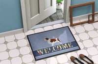 Welsh Springer Spaniel Welcome Indoor or Outdoor Mat 24x36 BB5504JMAT