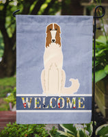 Borzoi Welcome Flag Garden Size BB5604GF