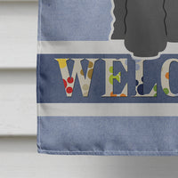 Bouvier des Flandres Welcome Flag Canvas House Size BB5655CHF