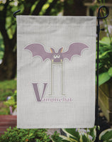 Alphabet V for Vampire Bat Flag Garden Size BB5747GF
