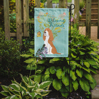Welcome Friends Gold Springer Spaniel Flag Garden Size BB7620GF