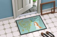Welcome Friends Gold Springer Spaniel Indoor or Outdoor Mat 18x27 BB7620MAT