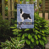 English Springer Spaniel Welcome Flag Garden Size BB8273GF