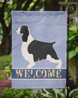 English Springer Spaniel Welcome Flag Garden Size BB8273GF