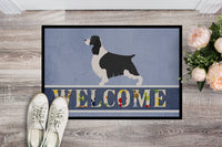 English Springer Spaniel Welcome Indoor or Outdoor Mat 18x27 BB8273MAT