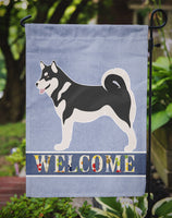 Alaskan Malamute Welcome Flag Garden Size BB8324GF