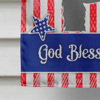 Bouvier des Flandres American Flag Canvas House Size BB8383CHF