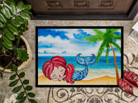 Mermaid on the Beach Indoor or Outdoor Mat 24x36 BB8513JMAT