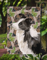 Border Collie Pine Cones Flag Garden Size BB9583GF