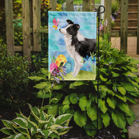 Border Collie Easter Flag Garden Size BB9618GF