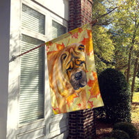 Shar Pei Fall Flag Canvas House Size BB9922CHF
