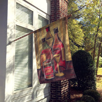 Bottles and Glasses Wine Flag Canvas House Size BTBU0169CHF