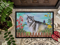 Alaskan Malamute Spring Indoor or Outdoor Mat 18x27 CK1200MAT