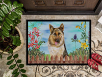 German Shepherd Spring Indoor or Outdoor Mat 18x27 CK1216MAT