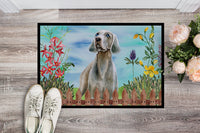 Weimaraner Spring Indoor or Outdoor Mat 18x27 CK1236MAT