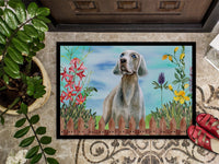 Weimaraner Spring Indoor or Outdoor Mat 18x27 CK1236MAT
