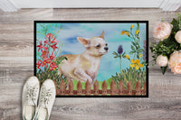 Chihuahua Leg up Spring Indoor or Outdoor Mat 18x27 CK1259MAT