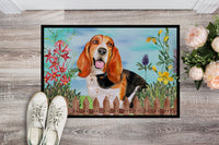 Basset Hound Spring Indoor or Outdoor Mat 18x27 CK1266MAT