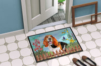 Basset Hound Spring Indoor or Outdoor Mat 18x27 CK1266MAT