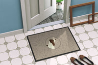 English Springer Spaniel In the Kitchen Indoor or Outdoor Mat 18x27 CK2184MAT
